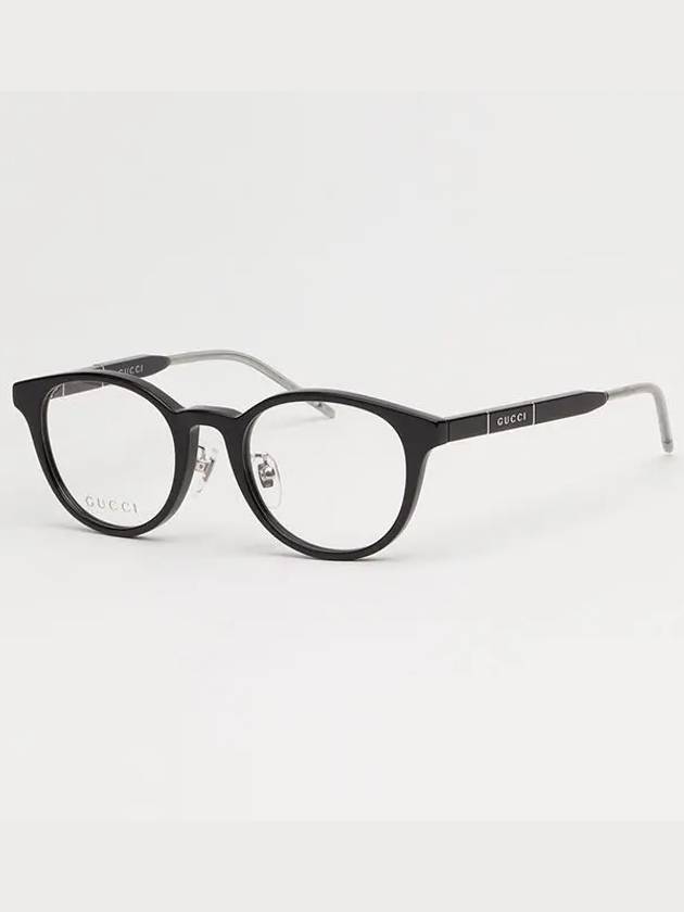 Eyewear Round Acetate Eyeglasses Black - GUCCI - BALAAN 3