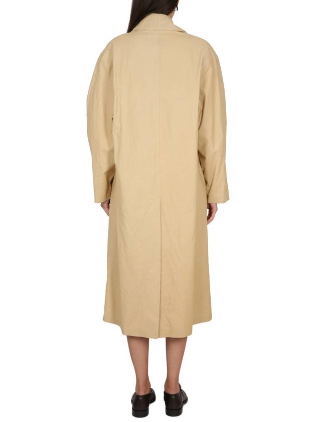 Back Stick Utility Trench Coat Beige - MAISON MARGIELA - BALAAN 4