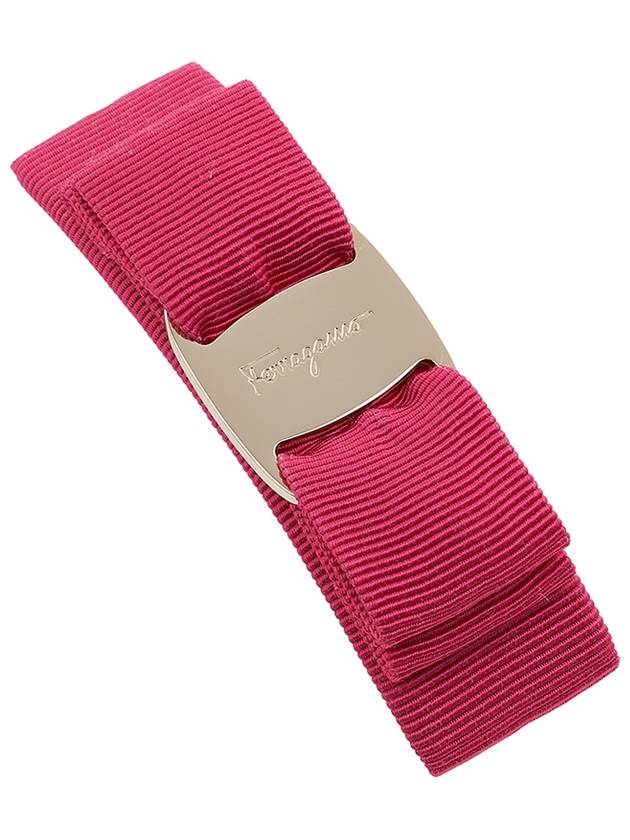 Ferragamo Women's Vara Hair Clip 34 2019 FANDANGO PINK 0759762 - SALVATORE FERRAGAMO - BALAAN 5