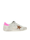 Superstar Suede Low Top Sneakers Pink White - GOLDEN GOOSE - BALAAN 1