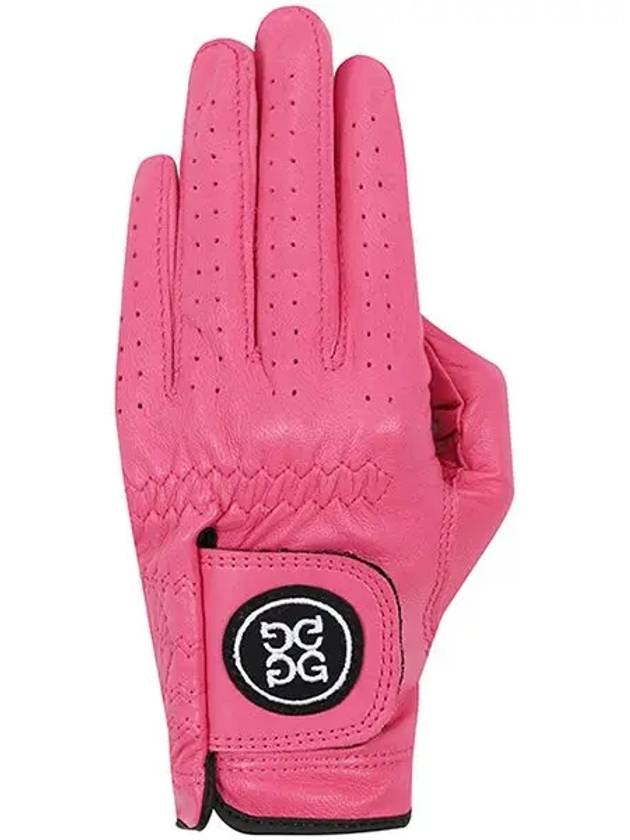 Circle GS Logo Leather Golf Gloves Pink - G/FORE - BALAAN 3