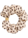 Vanilla Chestnut Silk Mini Triomphe Scrunchie 461DK2SIB 18LV - CELINE - BALAAN 2