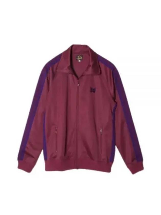 Poly Smooth Logo Track Jacket Wine - NEEDLES - BALAAN 2