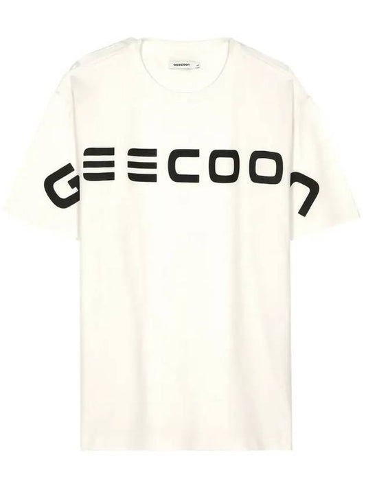 Logo point printed short sleeve t shirt GEE236 103 white - GEECOON - BALAAN 1