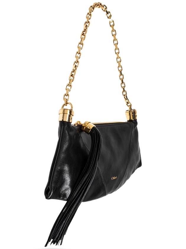 Chloé Shoulder Bag Foulard Small, Women's, Black - CHLOE - BALAAN 4