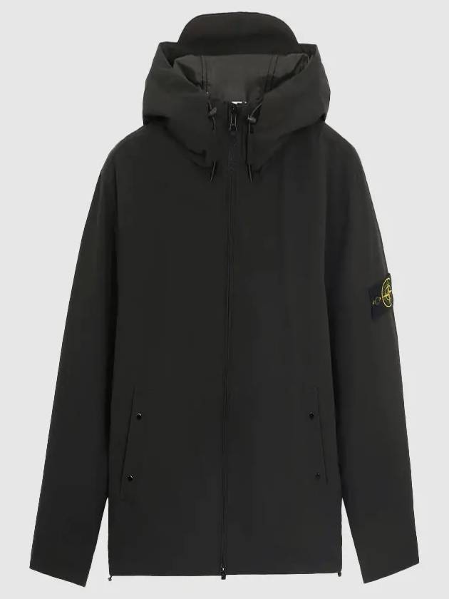 Compass Badge Hooded Jacket Black - STONE ISLAND - BALAAN 2