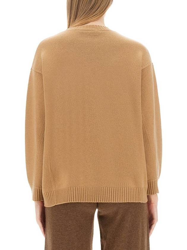 Fido Wool Knit Top Camel - MAX MARA - BALAAN 4