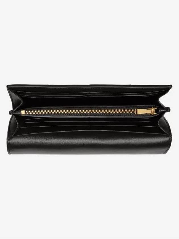 Intrecciato Flap Long Wallet Black - BOTTEGA VENETA - BALAAN 3