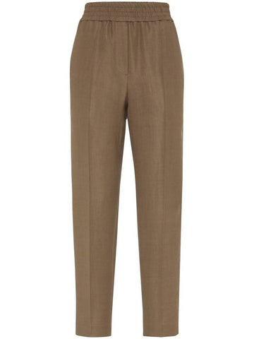 Brunello Cucinelli Trousers Brown - BRUNELLO CUCINELLI - BALAAN 1