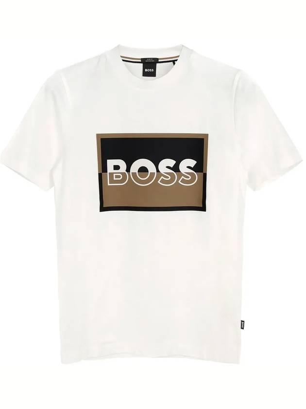 Short Sleeve T-Shirt 50481602 404 Blue - HUGO BOSS - BALAAN 2