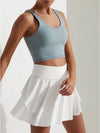 Women's Adams Tennis Pleated Skirt White - VARLEY - BALAAN 4