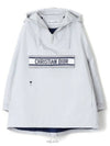 Back Print Hoodie Jacket Grey - DIOR - BALAAN 2