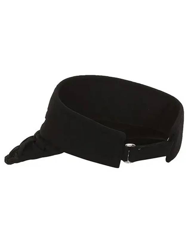 Women's Fabric Twisted Visor 8714LZSP_BLACK - BLACK&WHITE - BALAAN 4