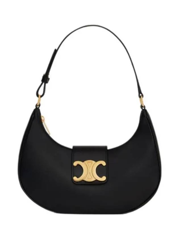 Ava Triomphe Smooth Calfskin Shoulder Bag Black - CELINE - BALAAN 2