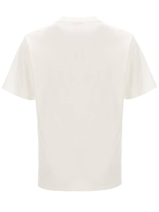 Logo print crew neck short sleeve t shirt white - VALENTINO - BALAAN 3