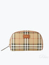 Check Travel Small Pouch Bag Beige - BURBERRY - BALAAN 2