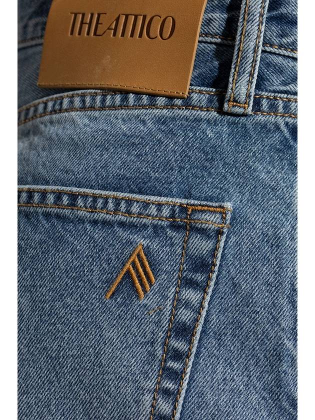 The Attico Jeans With Logo, Women's, Blue - THE ATTICO - BALAAN 5