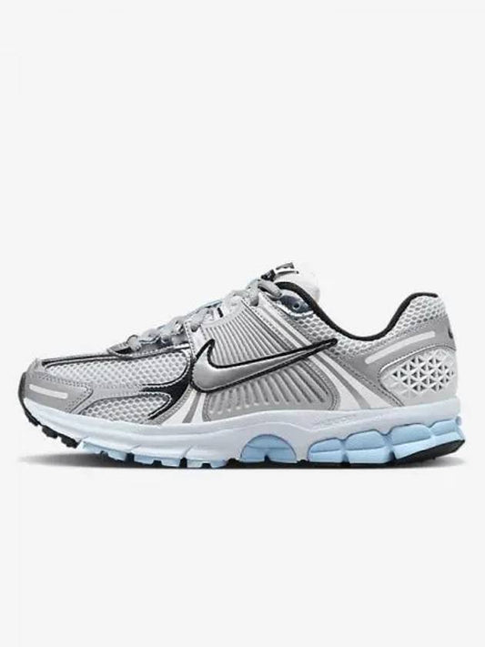 Zoom Vomero 5 Low Top Sneakers Blue Tint Metallic Silver - NIKE - BALAAN 2