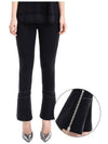 Zipper Bootcut Slacks Black - GIVENCHY - BALAAN 2