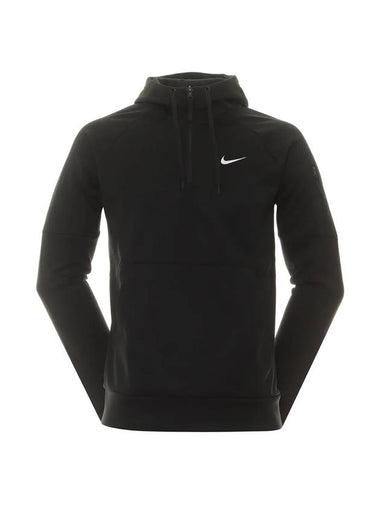 Golf Therma-Fit Fitness 1/4 Zip Hoodie Black - NIKE - BALAAN 1