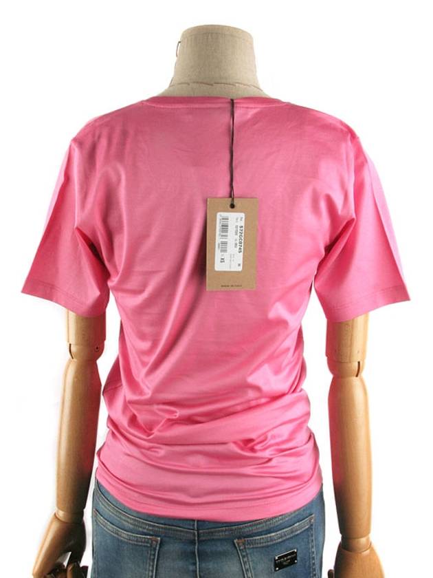 Mini Logo Short Sleeve T-Shirt Pink - DSQUARED2 - BALAAN 4