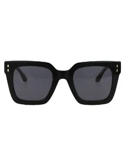 Black Logo Temple Square Sunglasses 270760 - ISABEL MARANT - BALAAN 1