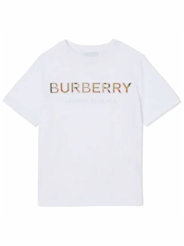 Kids logo printing short sleeve t shirt 8050402 - BURBERRY - BALAAN 6