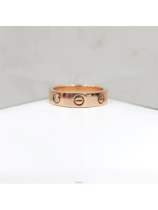 Lux You Diamond 1P Love Band Ring No 49 18K Rose Gold - CARTIER - BALAAN 2