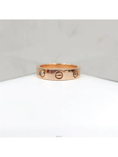 Lux You Diamond 1P Love Band Ring No 49 18K Rose Gold - CARTIER - BALAAN 2