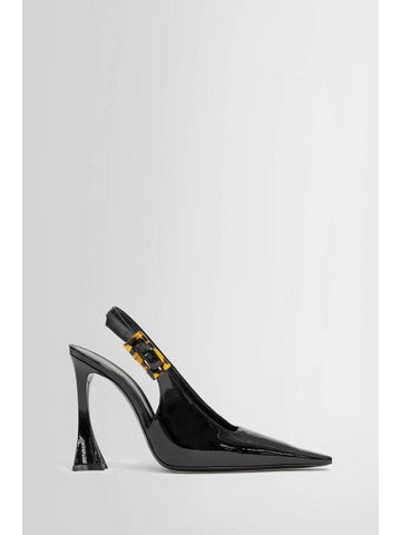 H71 7867561tv00 1000 Women Pumps Slingback High Heels Strap Heel Stiletto Shoes Logo WOMAN BLACK PUMPS - SAINT LAURENT - BALAAN 1