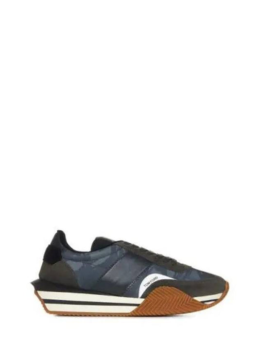 Men's James Low Top Sneakers Black - TOM FORD - BALAAN 2