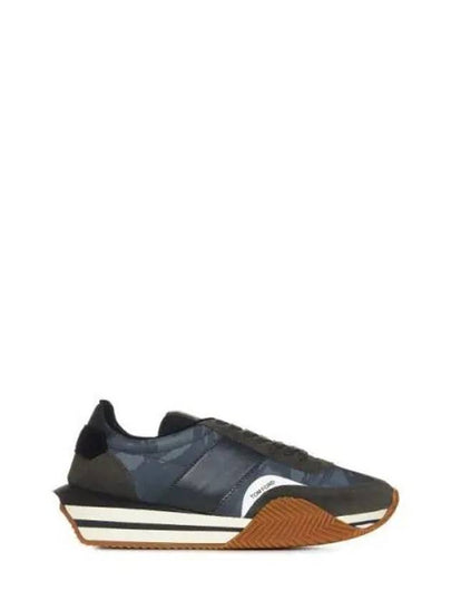 Men's James Low Top Sneakers Black - TOM FORD - BALAAN 2