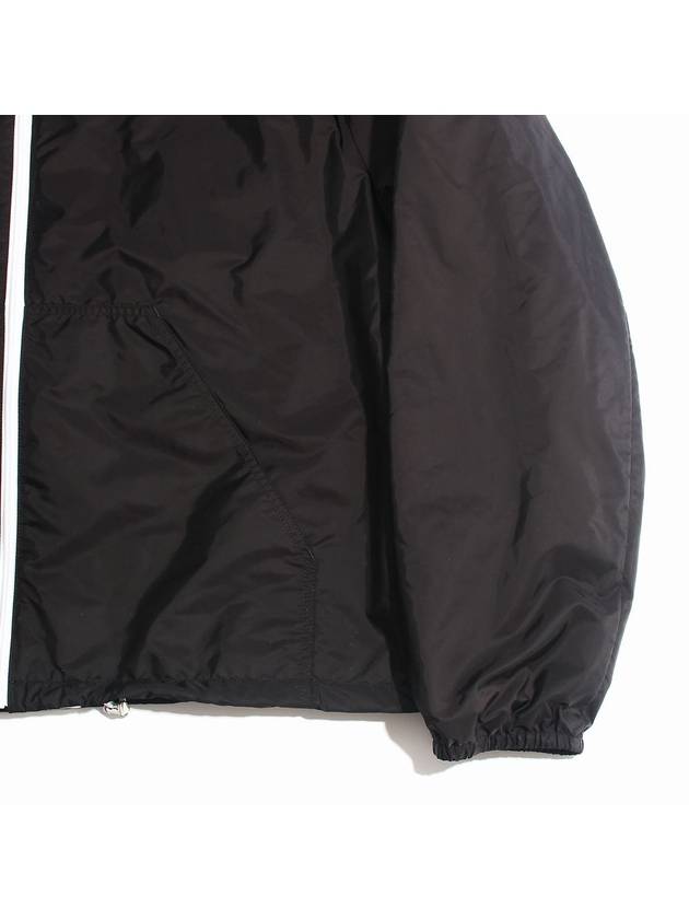 Re-Nylon Zip-Up Jacket Black - PRADA - BALAAN 5