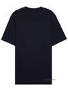 30/1 Jersey Logo Short Sleeve T-Shirt Navy - CP COMPANY - BALAAN 3