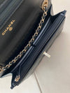 Trendy CC WOC Chain Bag Cross Bag Lambskin Black Gold A80982 - CHANEL - BALAAN 9