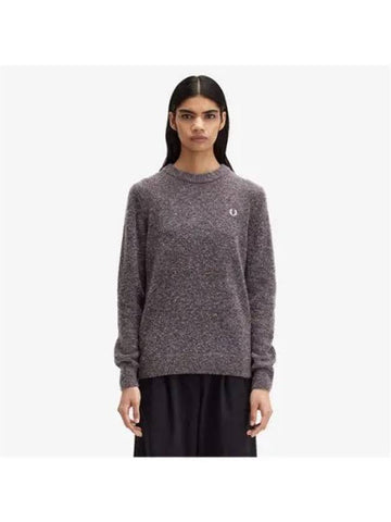 Fred Perry Womens Boucle Knit Carrington Roadbrick AFPF2438105 X65 - FRED PERRY - BALAAN 1