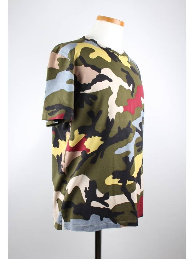 camo short sleeve t shirt - VALENTINO - BALAAN 6