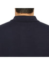 Men's Jerry Wool Long Sleeve Polo Shirt Navy - A.P.C. - BALAAN 8