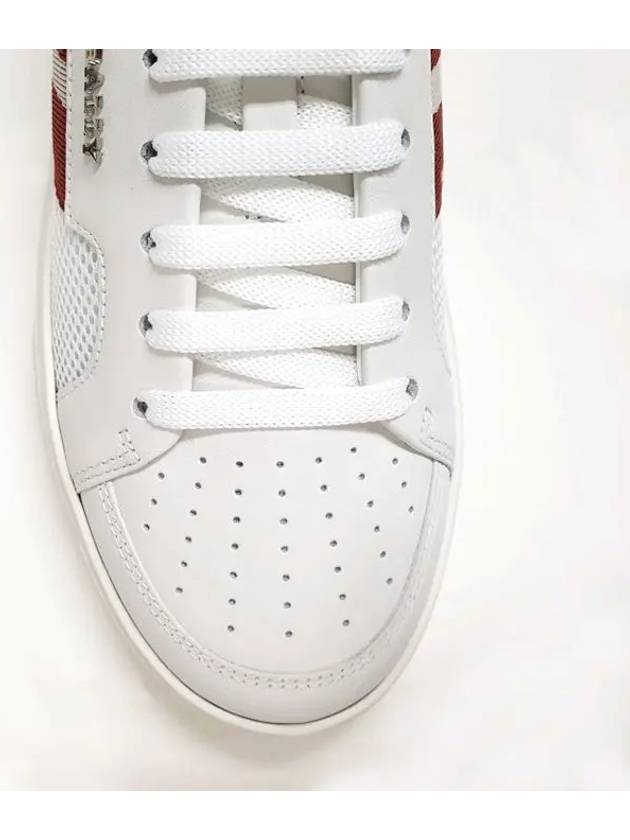 Melys Leather Low Top Sneakers White - BALLY - BALAAN 6