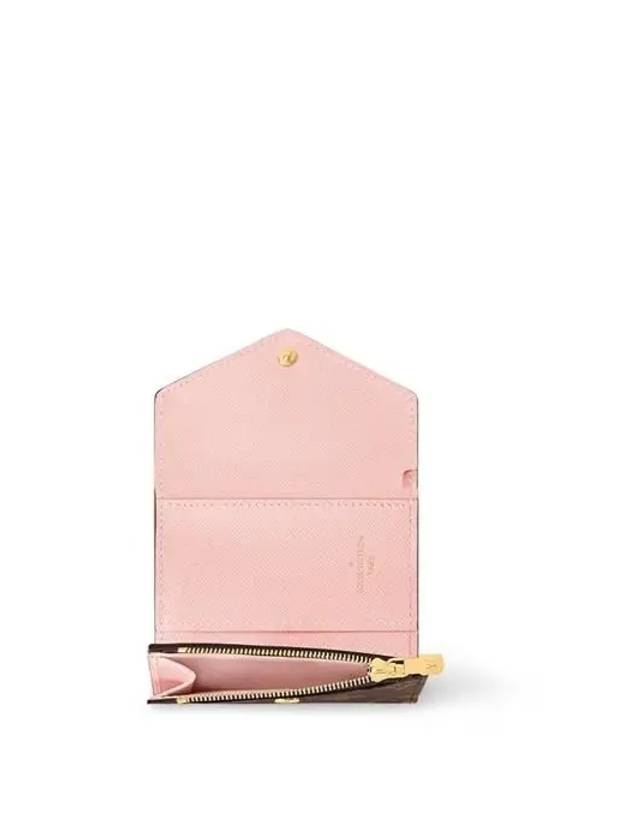 Zoe Monogram Flap Half Wallet Rose Ballerine - LOUIS VUITTON - BALAAN 5