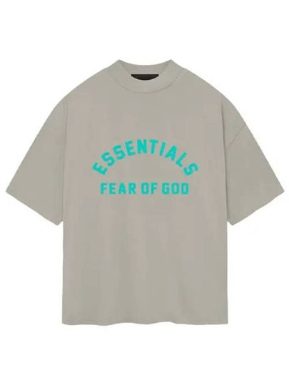 Heavy Jersey Crew Neck Short Sleeve T-Shirt Grey - FEAR OF GOD - BALAAN 2