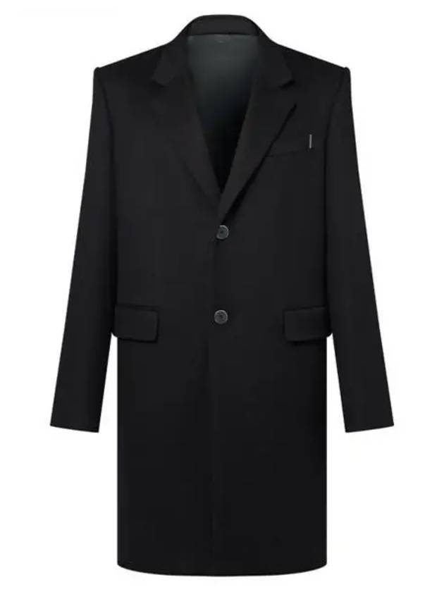 Single breasted tailored cashmere coat 1AFY66 - LOUIS VUITTON - BALAAN 1