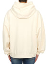 Men's Logo Patch Felted Hoodie Ivory - GUCCI - BALAAN 5