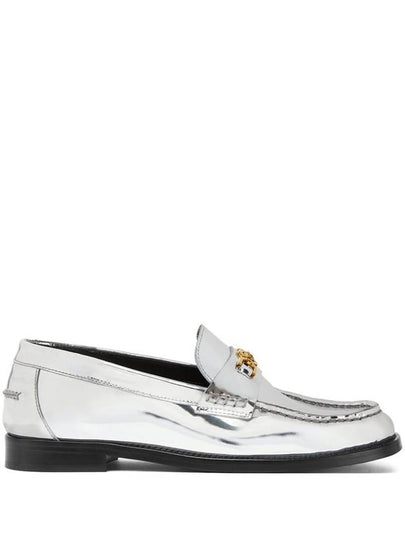 Medusa Metallic Leather Loafers 10121231A04302 - VERSACE - BALAAN 2