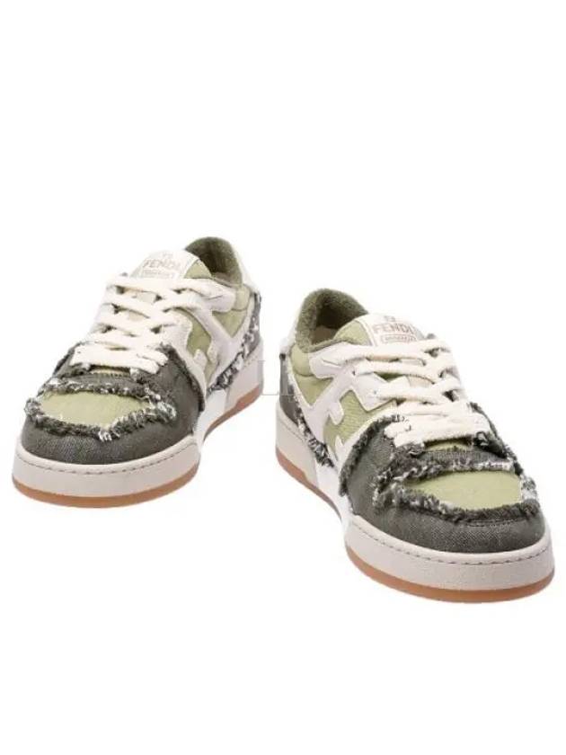 Match Low Top Sneakers Green - FENDI - BALAAN 2