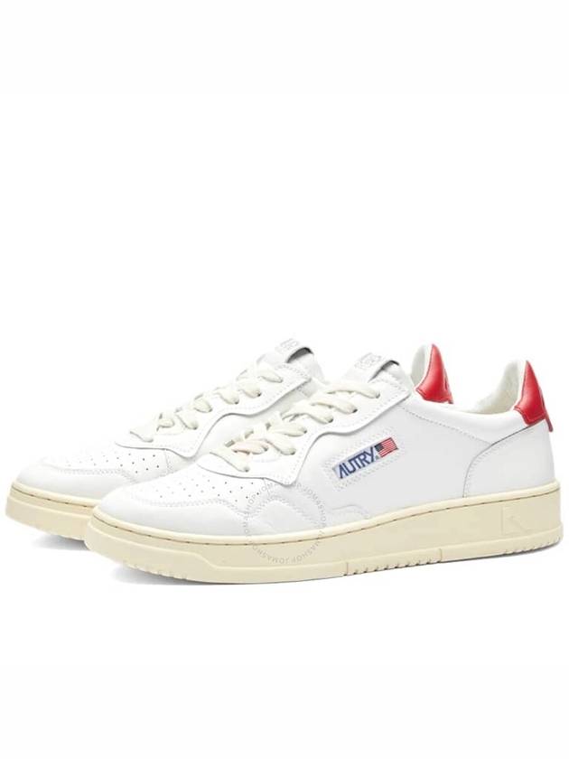 Medalist Red Tab Low Top Sneakers White - AUTRY - BALAAN 3