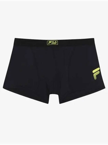 UNDERWEAR Active High Performance Fit Logo Point Men s Draw FI4HPG1006MBLK - FILA - BALAAN 1