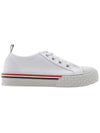 Canvas College Low Top Sneakers White - THOM BROWNE - BALAAN 3