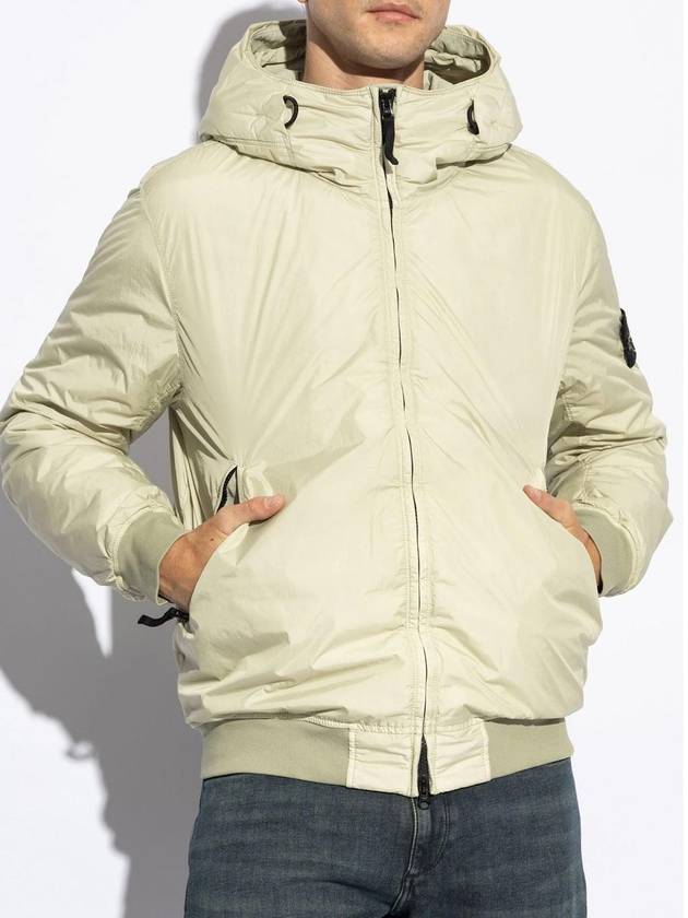 Crinkle Reps R NY Padding Beige - STONE ISLAND - BALAAN 3