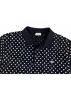 Triomphe Logo Dot Short Sleeve PK Shirt Black - CELINE - BALAAN.